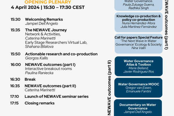 NEWAVE The Next Wave of Water Governance Diffused Conference