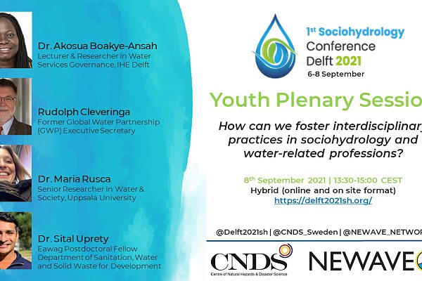 NEWAVE & CNDS Youth Plenary Session | Delft International Conference on Sociohydrology